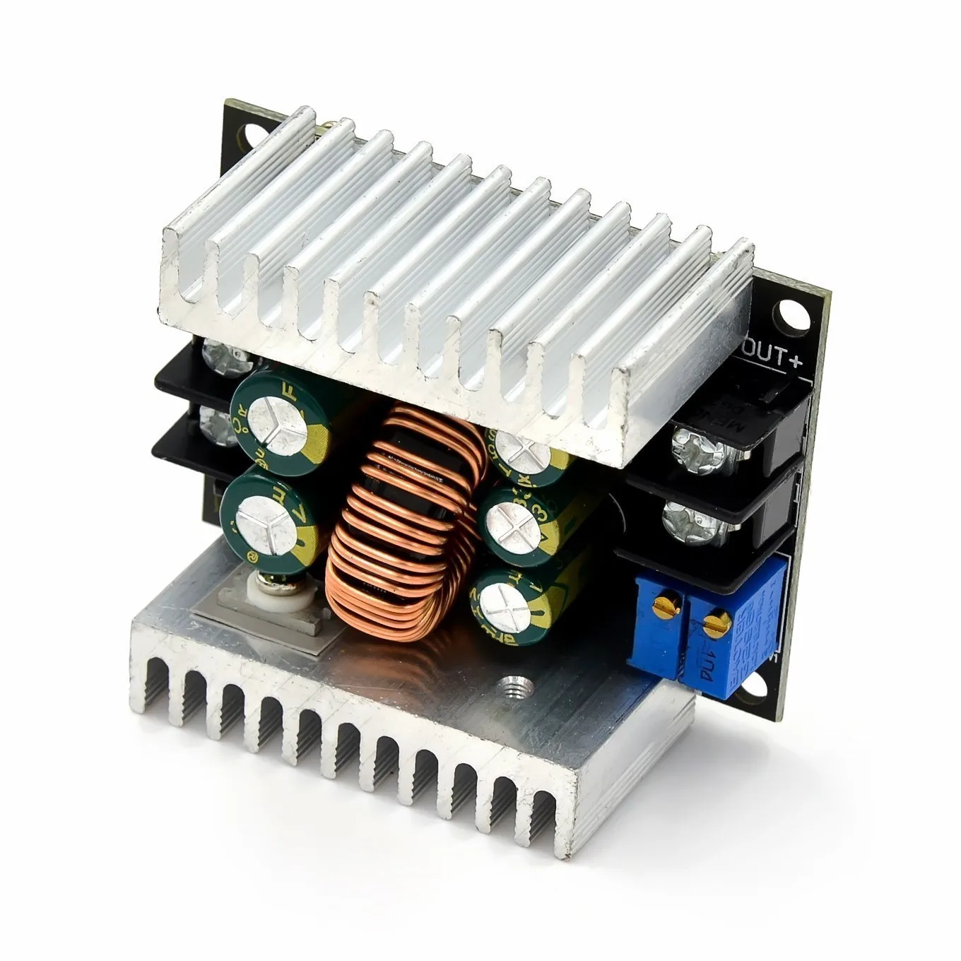 Módulo reductor de convertidor Buck de DC-DC de 300W, 20A, controlador LED de corriente constante, módulo de voltaje reductor de potencia, condensador electrolítico