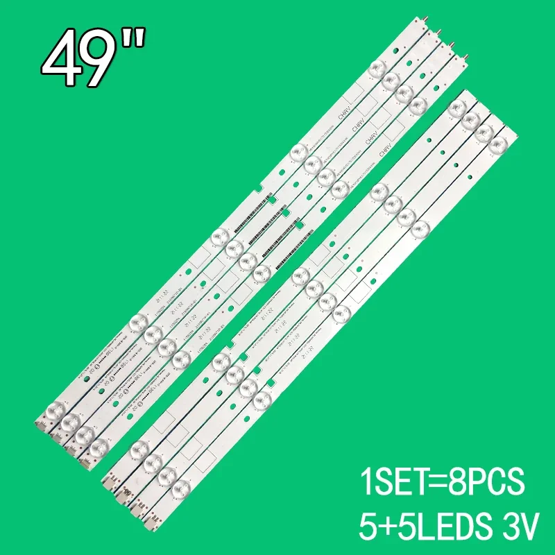 อุปกรณ์เสริมทีวีสําหรับ Hisense 49 "10 โคมไฟ LED 49EC520UA LED 49EC620UA HD490DU-E31 4X10 49K300U H49M3000 LED 49K300U