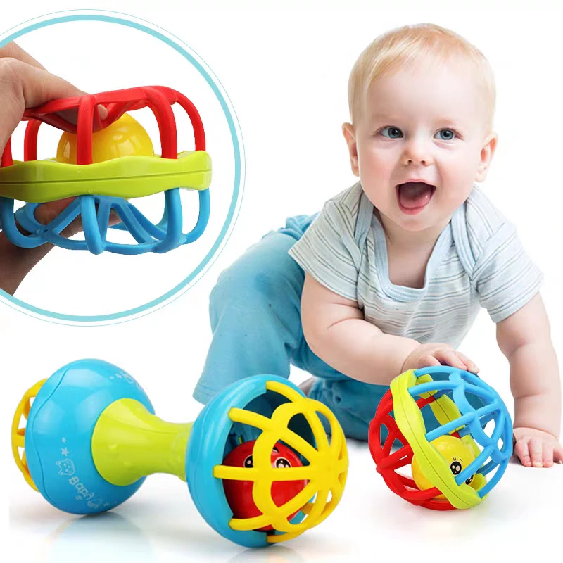 Sonajeros de juguete para bebés, mordedor sensorial para recién nacidos, juegos de desarrollo para bebés, juguetes educativos para bebés de 0 a 6 y 12 meses