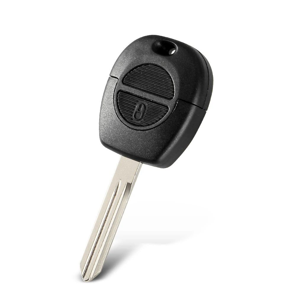 KEYYOU Remote Key Shell 2 Buttons For NISSAN Pulsar Patrol Primera Xtrail Terrano Almera Micra NSN14 Blade Fob Replace Key Case