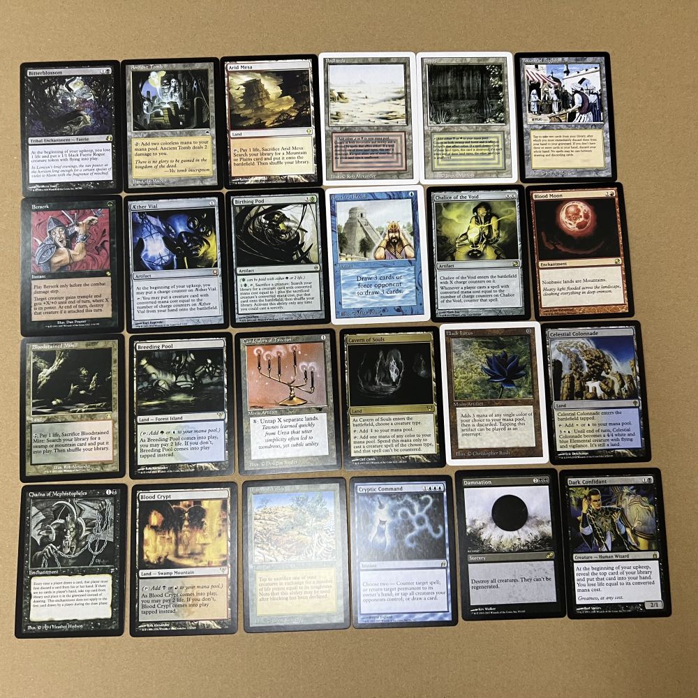 高品質の熱い販売NO. 108M1 プロキシカード 108 枚カード P9 デュアルランドフェッチランドショックランド