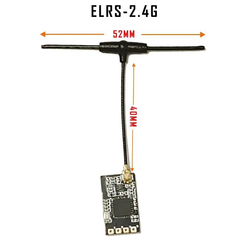 ELRS 2.4G NANO ExpressLRS Receiver for RC FPV Long Range Traversing Freestyle Drone DIY Parts with T type Antenna