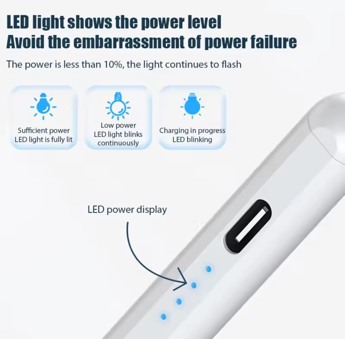 Lápiz óptico para tableta, teléfono móvil, lápiz táctil para Android iOS, Windows, iPad, accesorios para Apple Pencil, lápiz óptico Universal