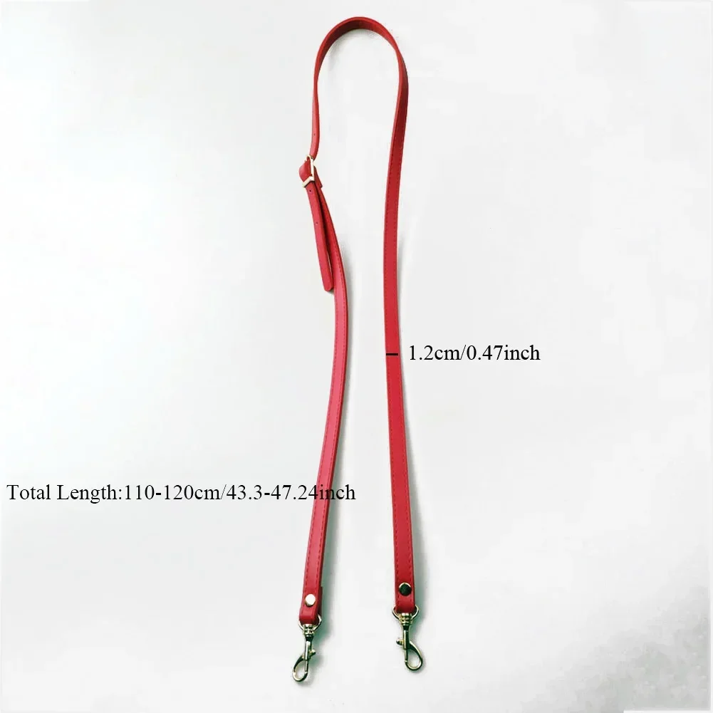 Borse a tracolla in pelle da 120 cm Accessori per tracolla Borsa a tracolla regolabile in PU fai-da-te Cintura per borsa nera Fibbia in oro con nastro