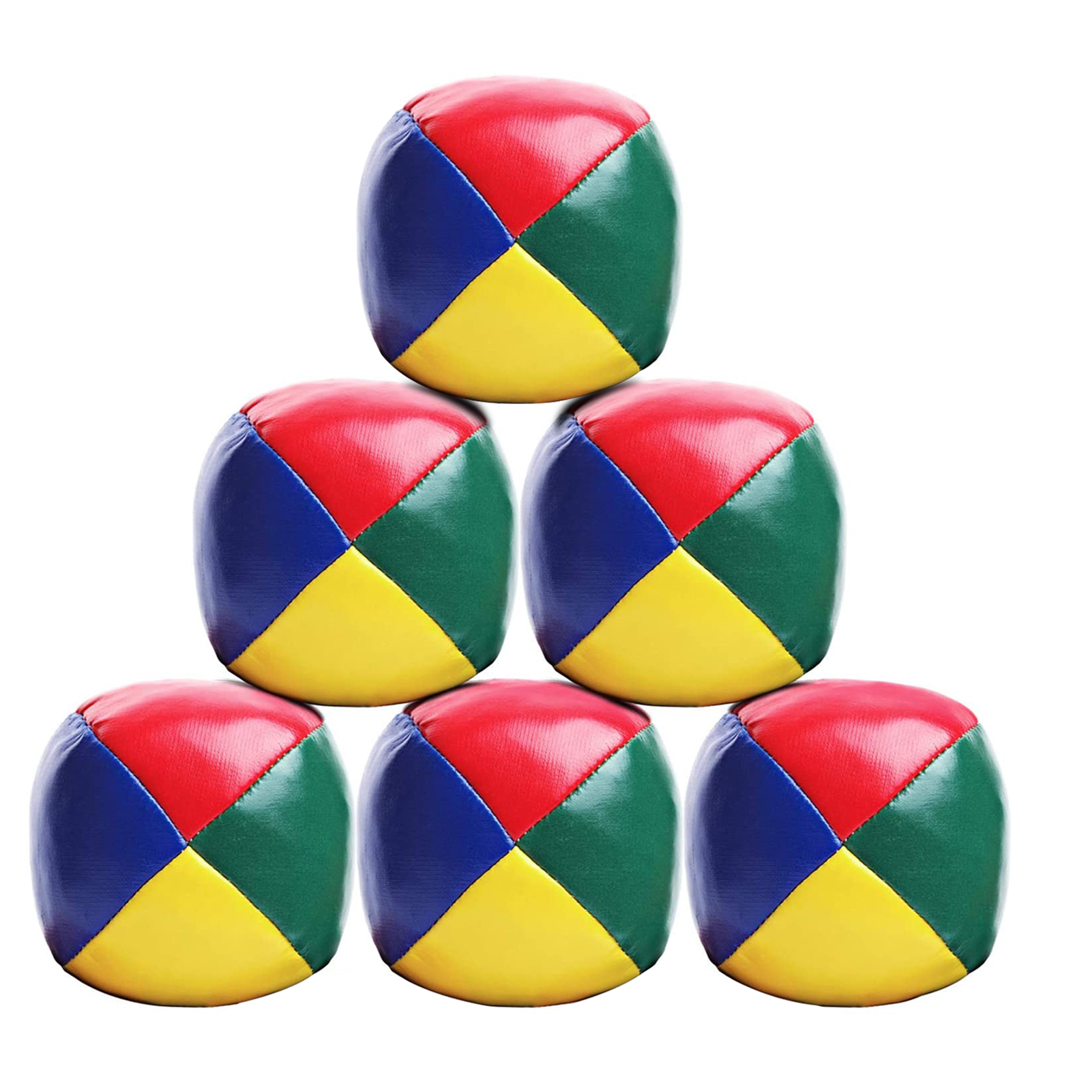 Juego de bolas de malabarismo para principiantes, Kit para principiantes, aprendizaje a malabares, circo, juguete al aire libre, suave y duradero, 6 uds.