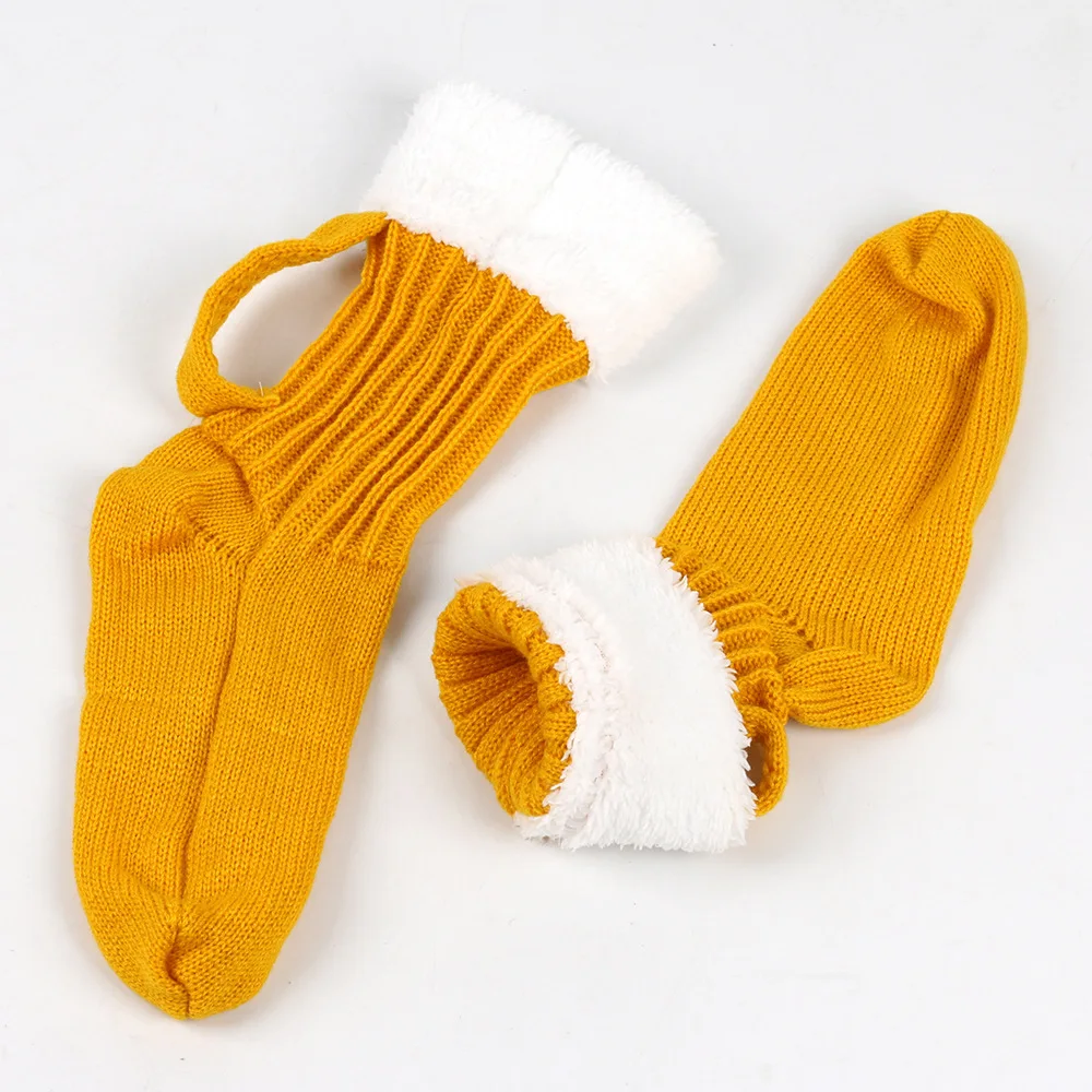 Novedad calcetines con patrón de animales taza de cerveza calcetines de punto divertidos calcetines de punto divertidos regalos de Navidad Otoberfest calcetín de suelo cálido de invierno