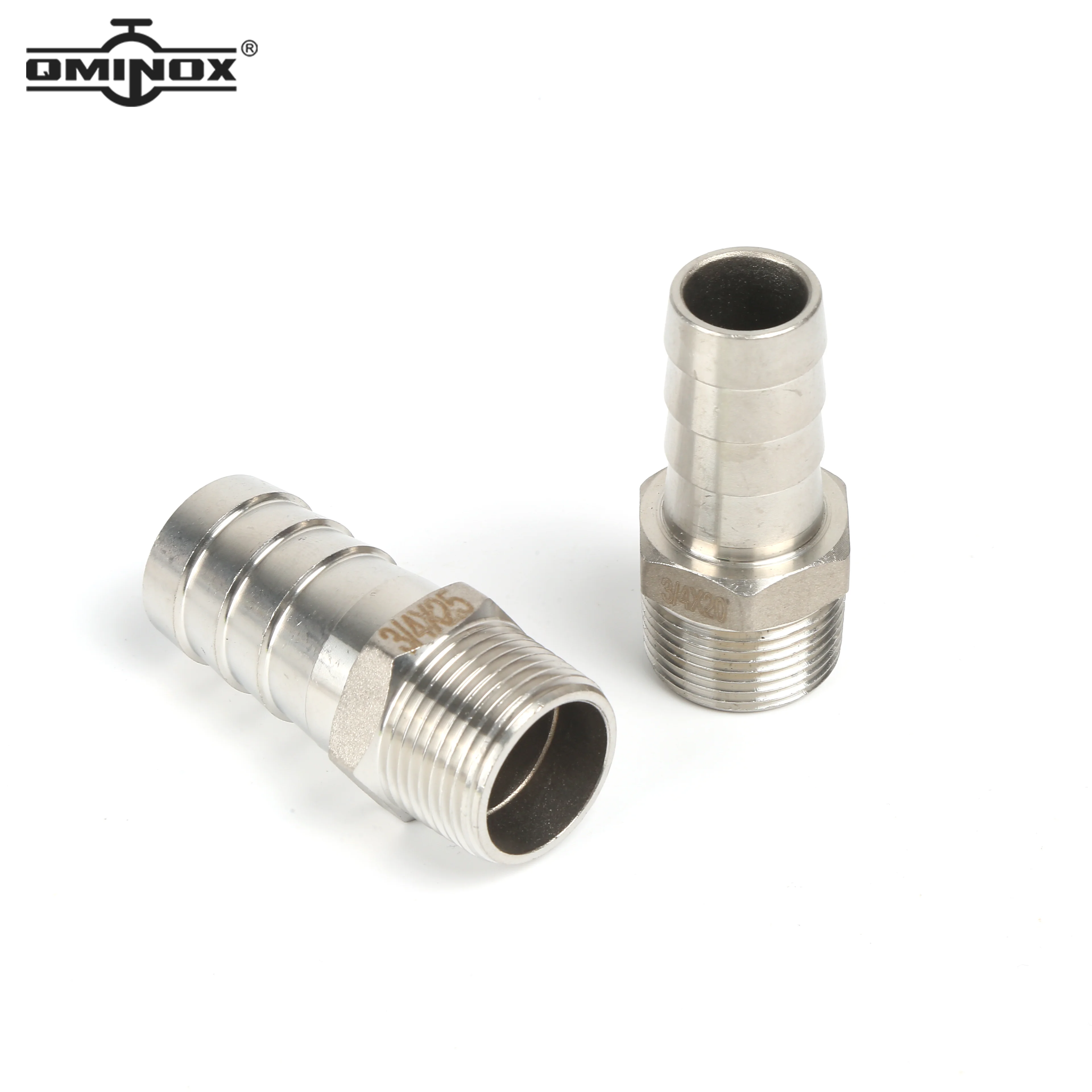 ท่อ Barb FITTING SS304 1/8 "1/4" 3/8 "1/2" 3/4 "1" 2 "BSPT ชาย 6 8 10 12 13 15 16 19 20 25 32 มม.ท่อ COUPLER CONNECTOR ADAPTER
