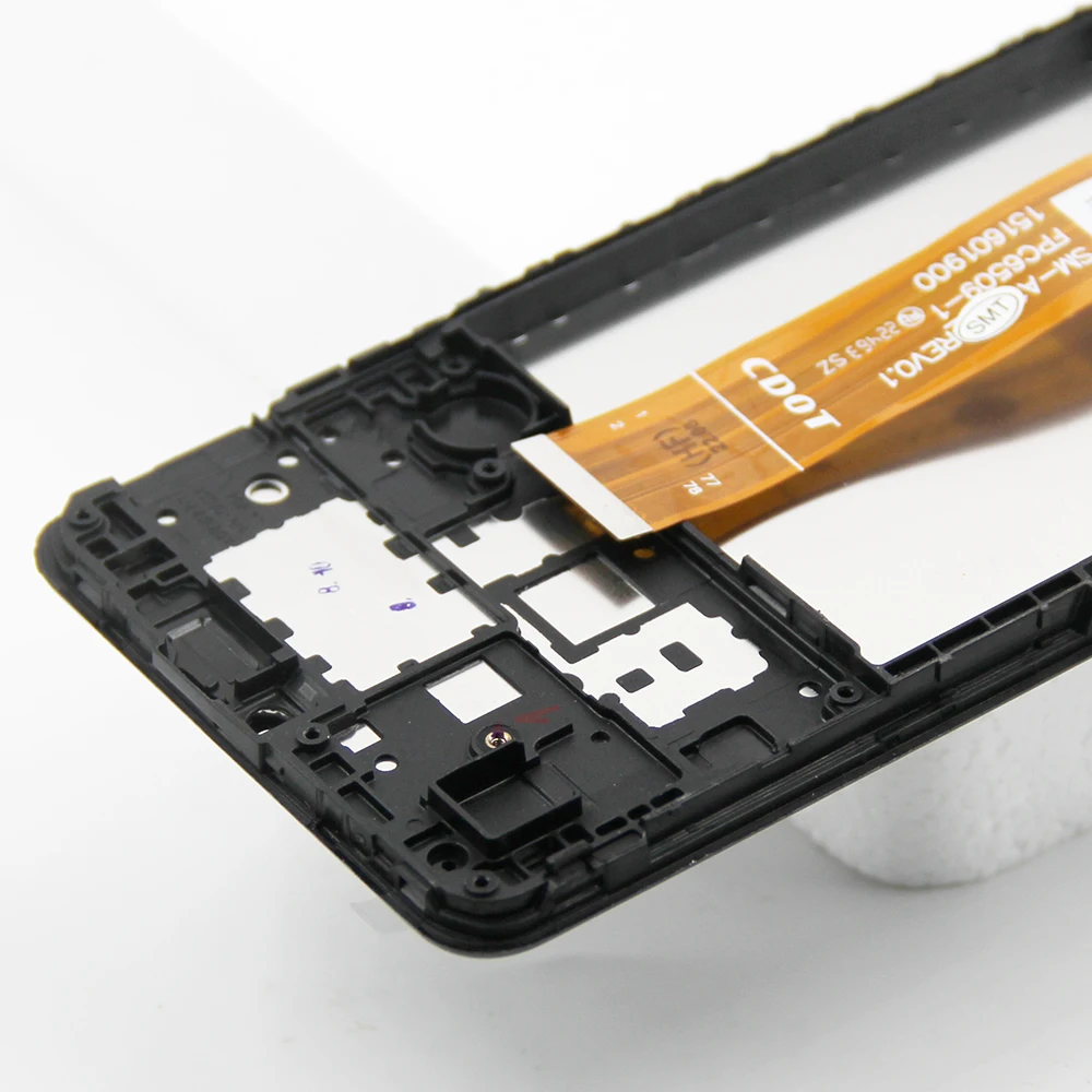 6.5" AMOLED Screen For Samsun Galaxy A02 A022 A022M A022F A022G SM-A022F LCD Display With frame Touch Screen Digitizer Assembly