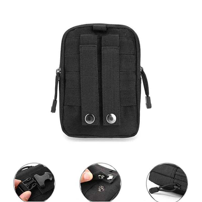Universal EDC Taktische Molle Tasche Taille Tasche mit Handy Holster Outdoor Gear Tool Gadget Tasche Gürtel Taschen