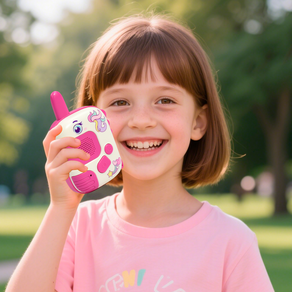 Children's Walkie Talkie Handheld Small Pager Parent-Child Wireless Outdoor Remote Intelligent Communication Puzzle Toy Gift