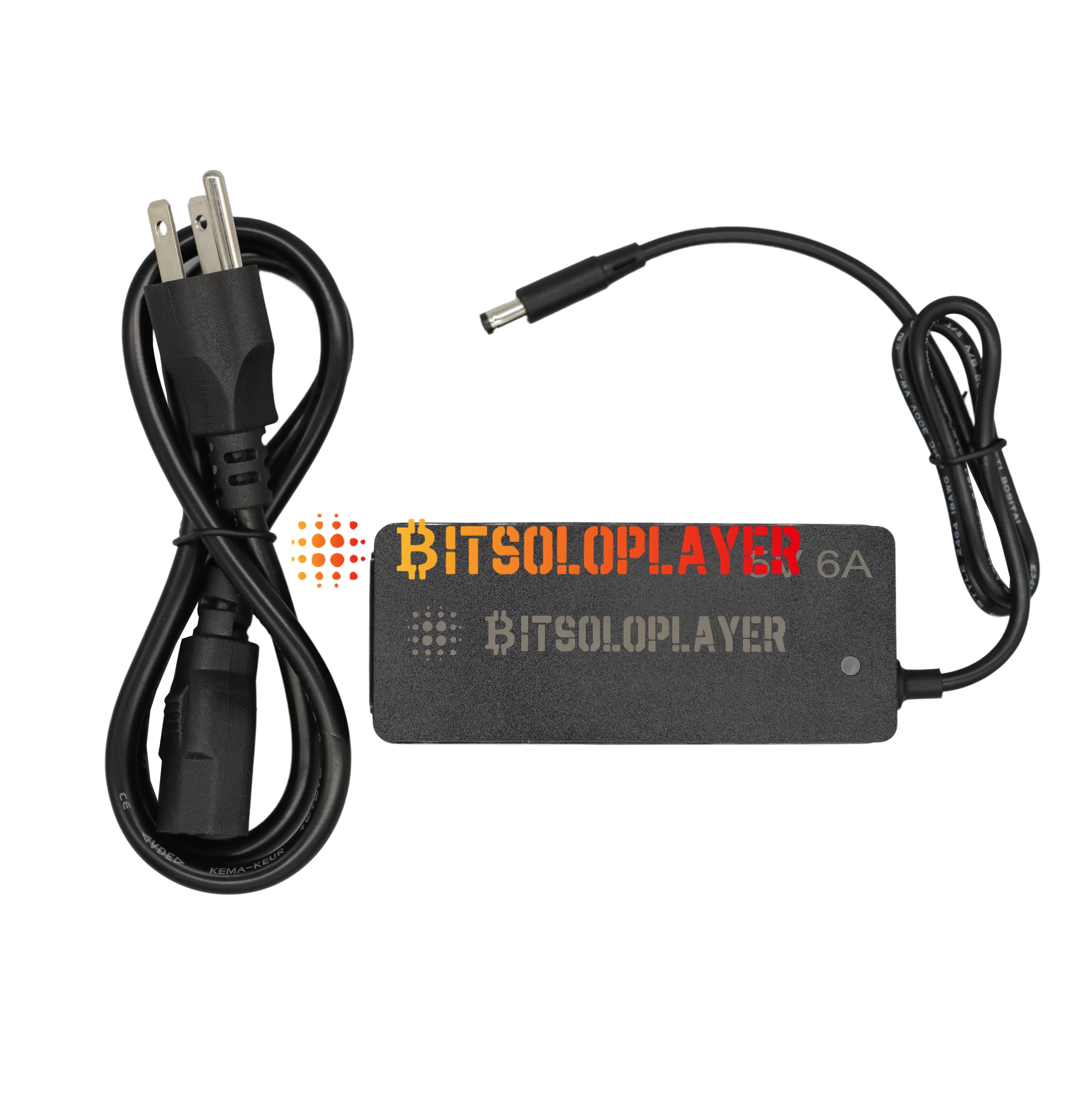 Bitaxe 5V 6A 30W DC-voeding geschikt voor Bitaxe Max, Ultra, Supra, Gamma, Nerdaxe-voedingsadapter