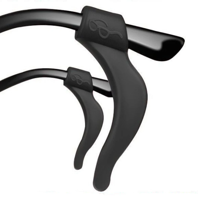 10-100pcs Silicone Ear Hook Anti-slip Glasses Black Transparent Leg Ear Brackets Sunglasses Anti-fall Eyewear Holder Accessories