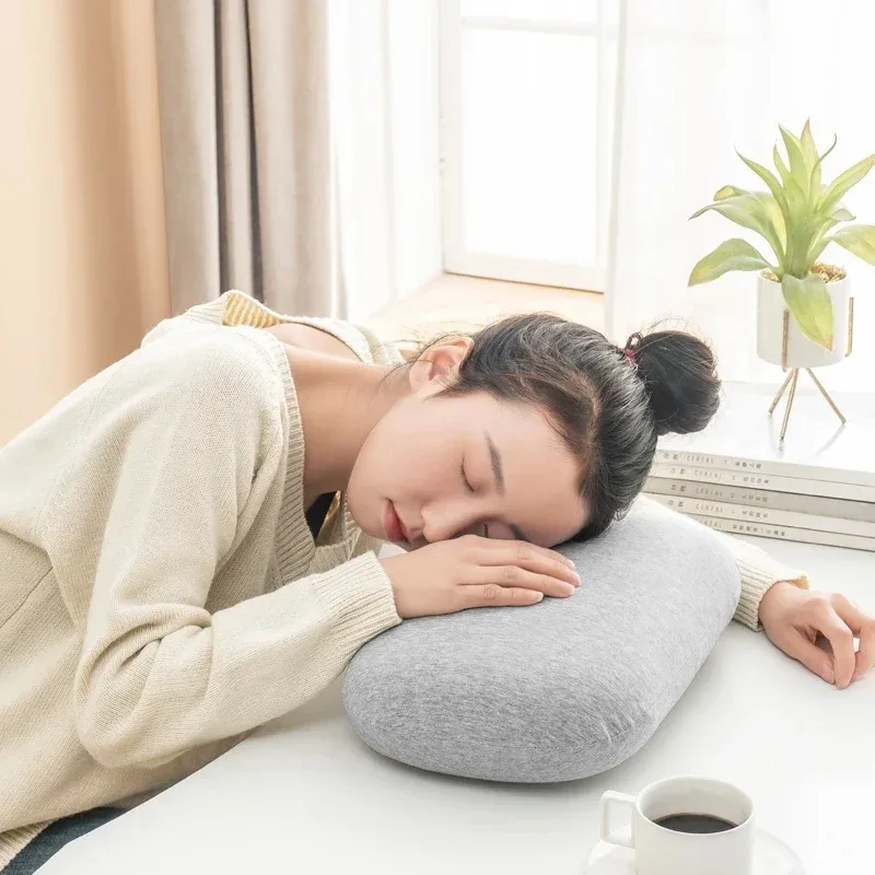 Travesseiro multifuncional de espuma de memória, travesseiro de viagem macio de recuperação lenta para dormir, massagem de saúde cervical, travesseiros de cochilo
