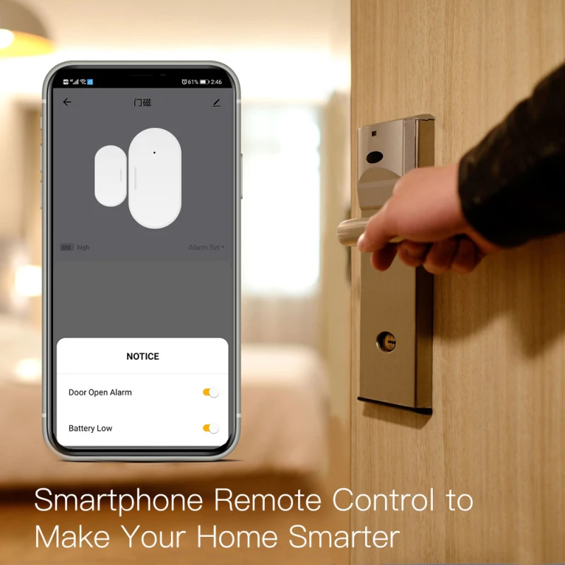 Xiaomi Zigbee 3,0 detectores de puerta abierta y cerrada Aubess Sensor de puerta inteligente detectores de puerta abierta/cerrada aplicación Smart Home Smart Life