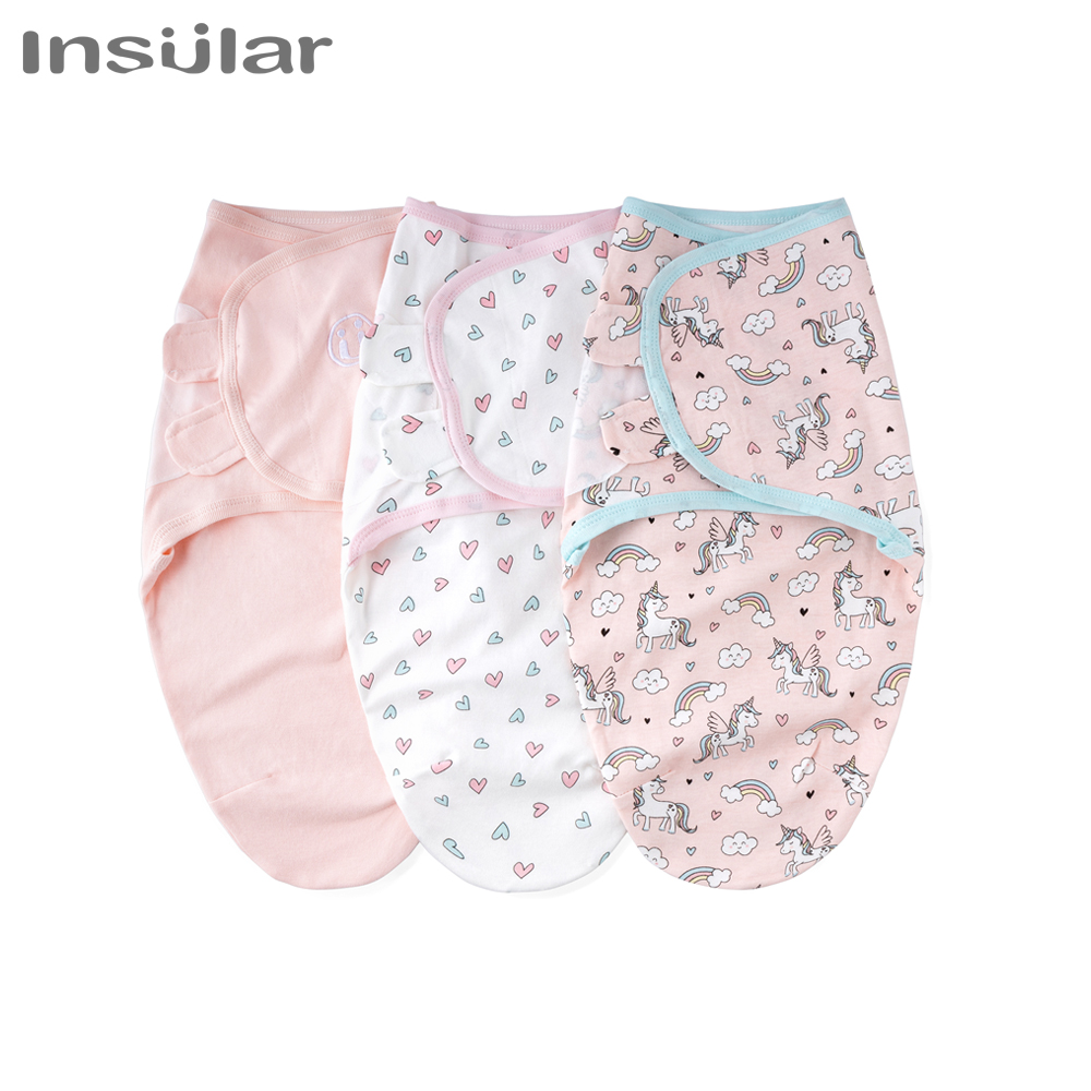 Cotton Swaddle Chăn Có Thể Điều Chỉnh Sơ Sinh Túi Ngủ Cho Bé Kén Bọc Đầm Túi Bé Bao Sleepsack Bộ Chăn Gối