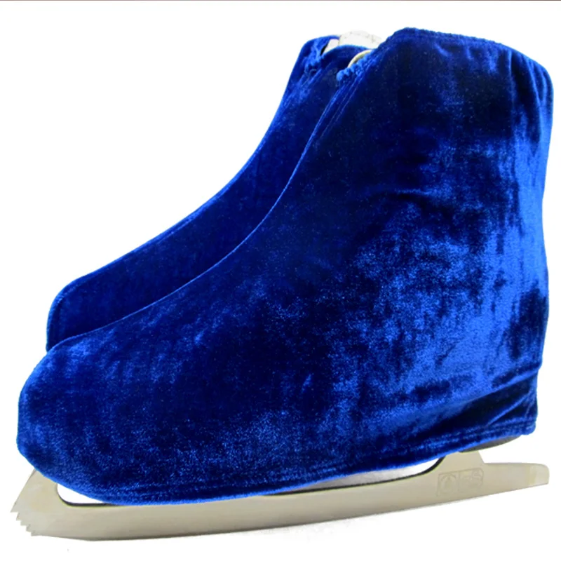 Flannelette ศิลปะสเก็ตฝาครอบรองเท้าสเก็ตน้ําแข็ง Anti สกปรกยืดหยุ่นสเก็ตน้ําแข็ง Protector สเก็ต GUARD อุปกรณ์สเก็ต