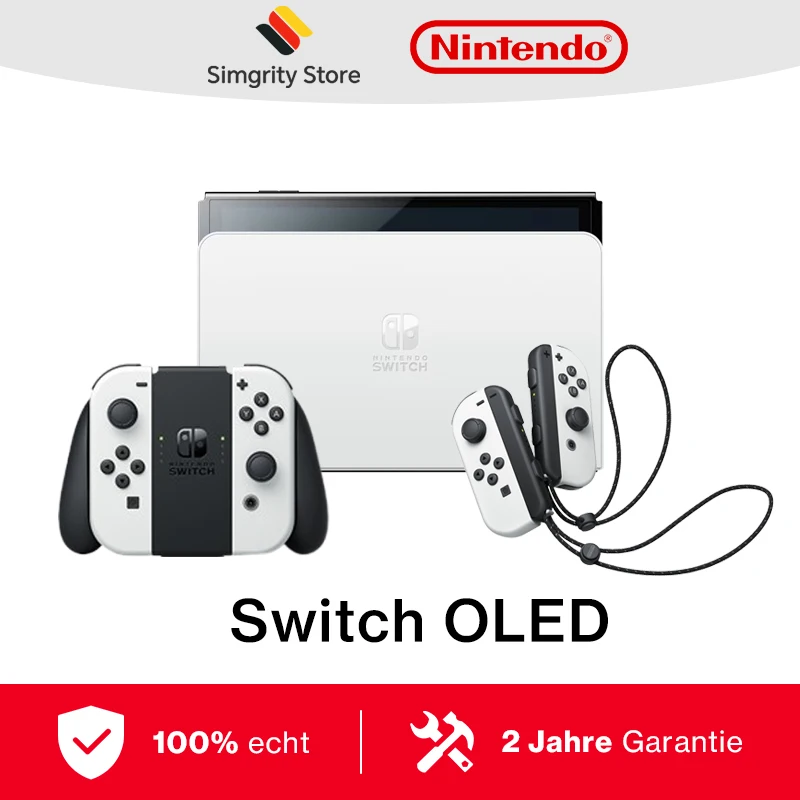 【Marchio+】Console di gioco OLED Nintendo Switch Display OLED da 64 GB da 7 pollici