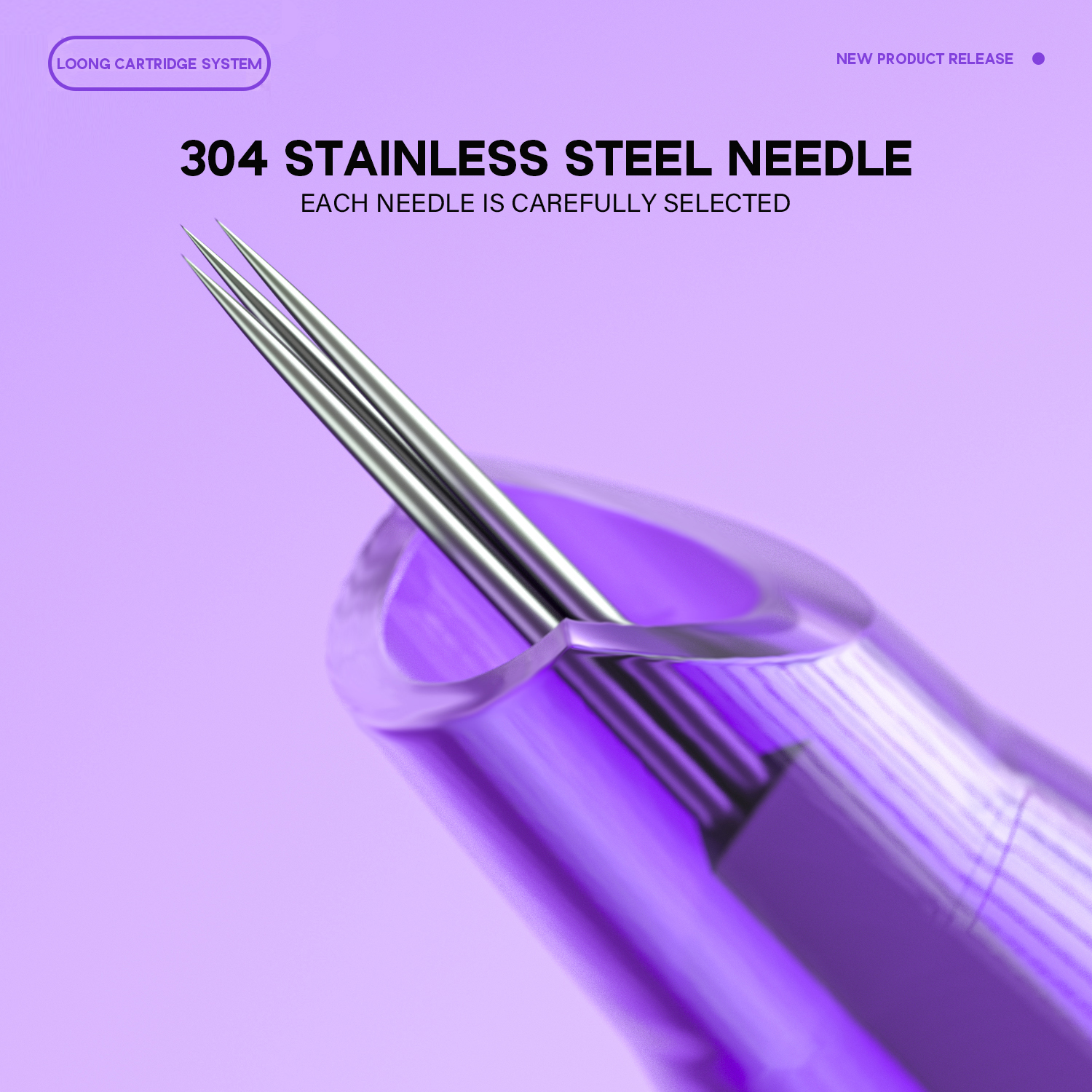 MAMBA LOONG 10 Uds cartuchos de agujas de tatuaje redondo Linder 0,30 MM/0,35 MM membrana esterilizada desechable agujas de tatuaje de seguridad