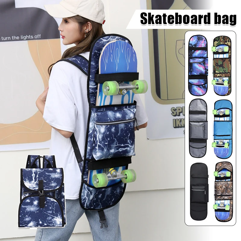 1X Skateboard Backpack Foldable Durable Skateboard Bag for Men and Women Lightweight and Versatile Sports Backpack