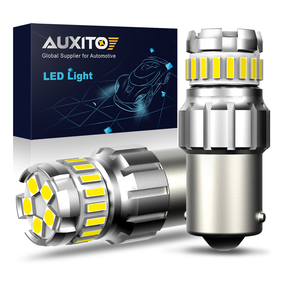2 uds 1200LM Canbus T15 P21W 1156 BA15S bombilla LED para Skoda Superb Octavia 2 2011 2012 2013 Kia Rio luz de circulación diurna lámpara DRL