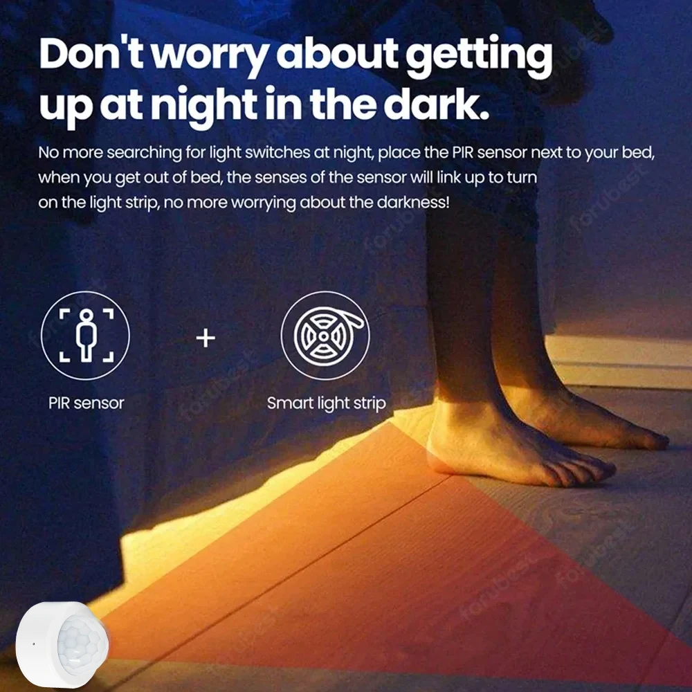 Tuya Mini ZigBee PIR Motion Sensor Smart Menschlichen Körper Infrarot Detektor Sicherheit Einbrecher Alarm Funktioniert Mit Alexa Google Assistent