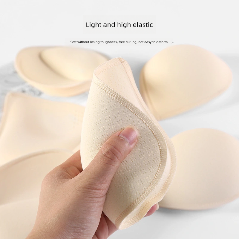 3/5/6cm de espessura push up sutiã almofadas inserções roupa interior feminina elevador de mama respirável esponja acolchoada sutiã forro maiô sutiã inserção