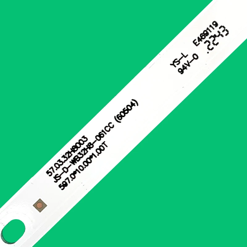Striscia di retroilluminazione a LED DWB-3219A per 32 pollici 6 lampade JS-D-WB32H8-061CC 3216pw 32H8 TL-32K5 H3260A 596mm