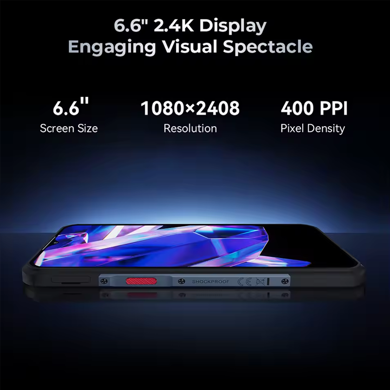 Oukitel WP35 Pro Smartphone robuste 5G 11000mAh 36GB + 512GB Andiron 14 64MP NFC téléphone portable