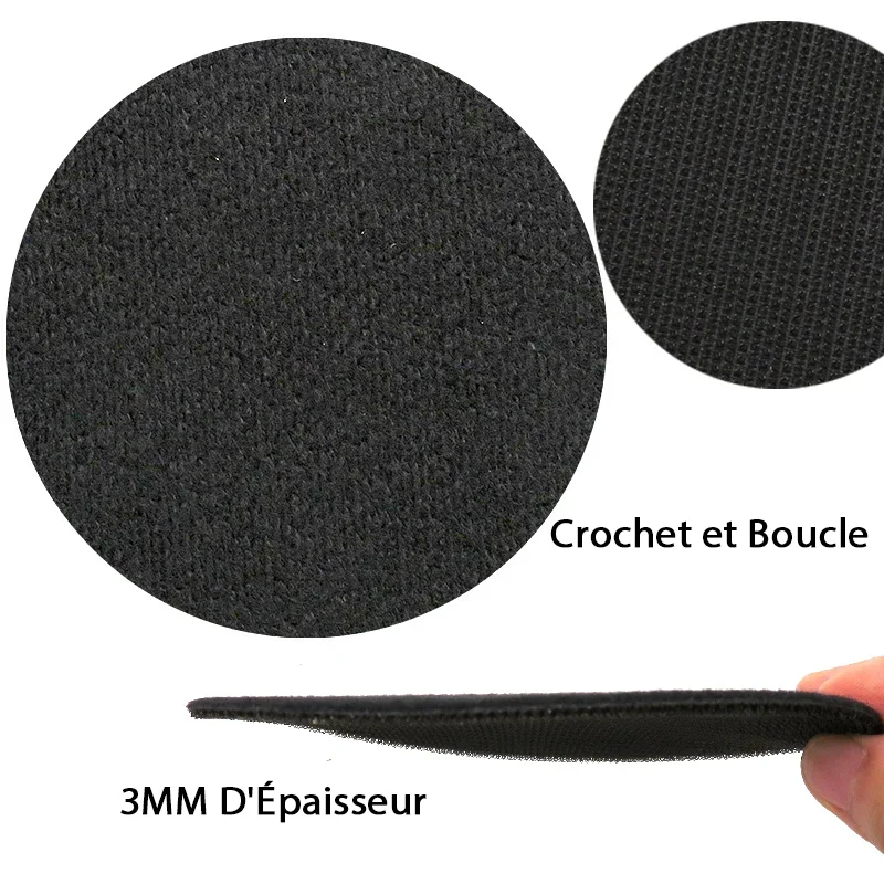Tampon de protection auto-agrippant - Accessoires pour outils électriques à Disque d'interface de 6 pouces pour le polissage et le meulage de la ponceuse