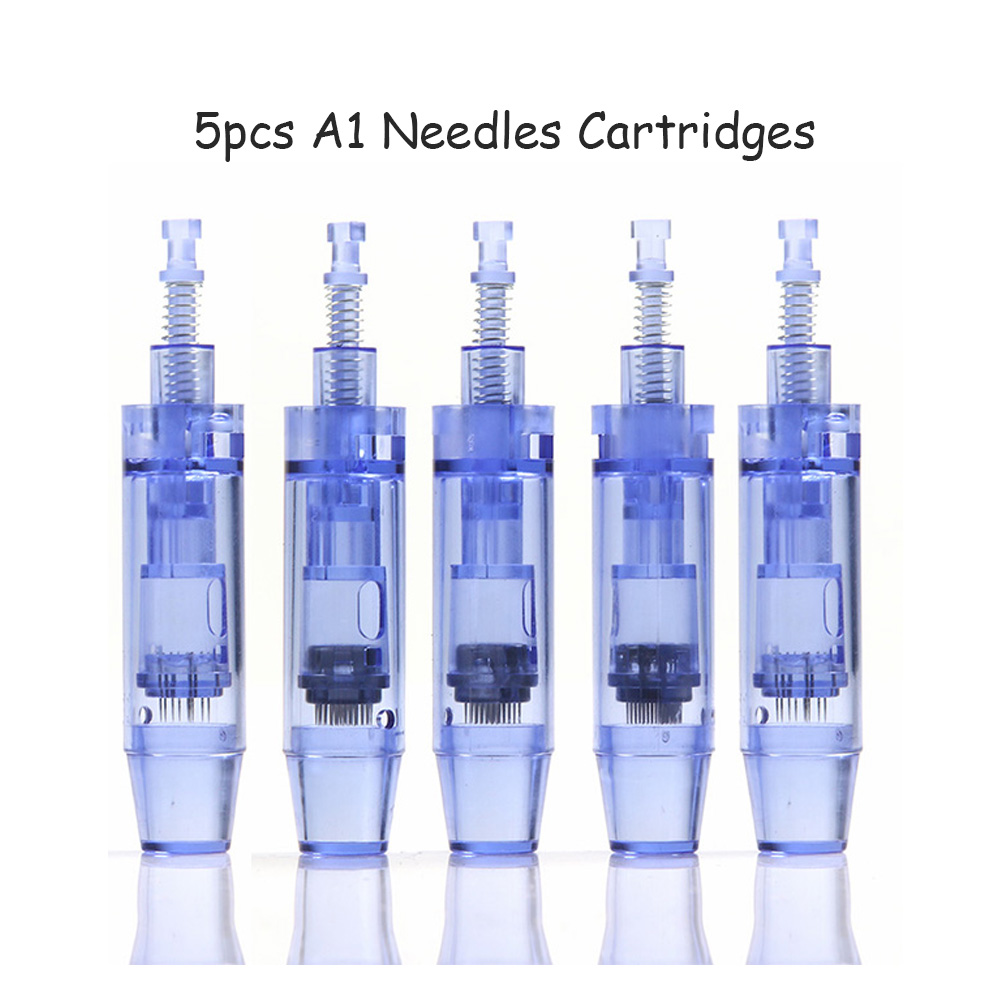 5/10/100/500 stücke Patronen A1 Stift Derma Hautpflege Nadel 9/12/24/36/42 Pin Nano Spitze Microneedling Patrone