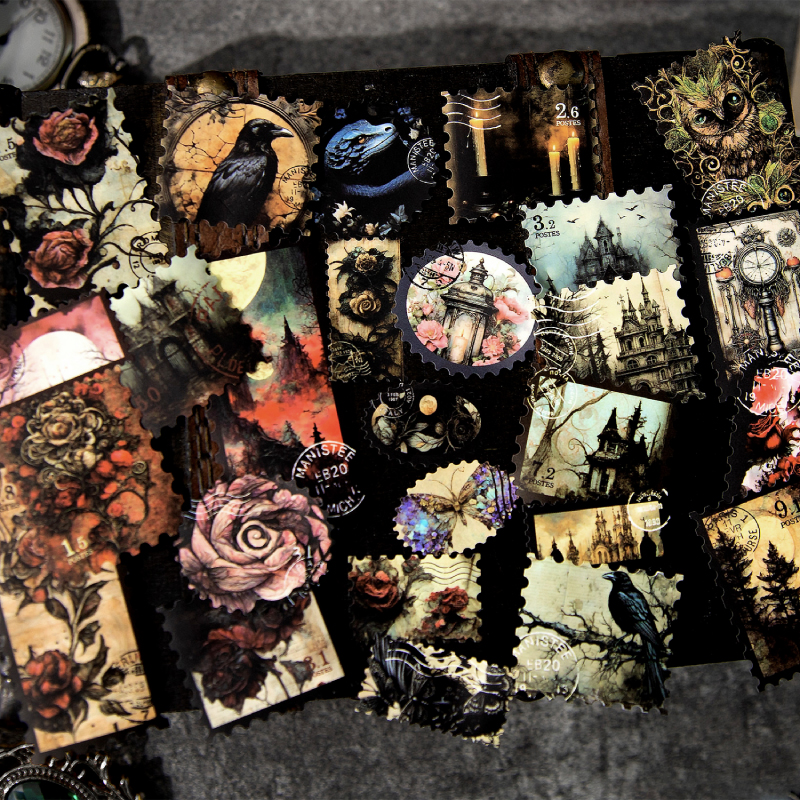 1 pc 60mm*2m Mysterious tags PET Tape Stickers Creativity Decorative Masking tape hand made Stationery Sticker