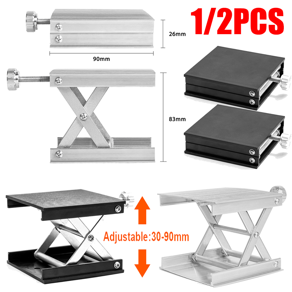 Portable Woodworking Machinery Router Lifter Adjustable Engraving Laboratory Lift Platform Experiment Plate Table Manual Stands