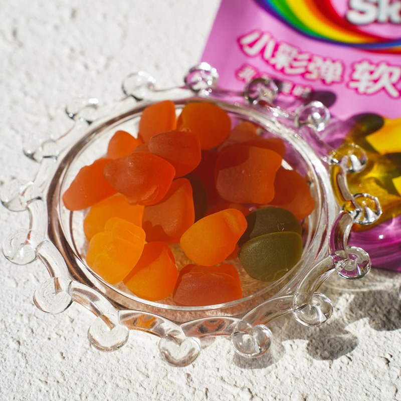 Skittles Candy Small Paintball Gummies 1.77oz(50g)*5 Packs Childhood candy