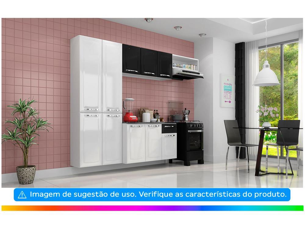 Cozinha Compacta Itatiaia Amanda Aço com Balcão 10 Portas 1 Gaveta