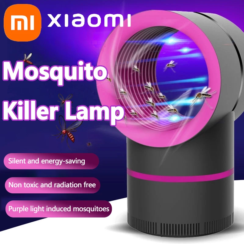 Xiaomi лампа от комаров электрическая ловушка для мух насекомое USB-подключенная лампа уличная портативная бесшумная лампа от комаров насекомое