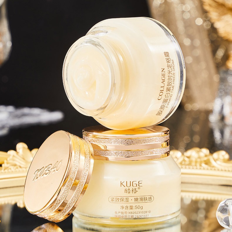 Crème au collagène Lifting Crème raffermissante hydratanteReduce les rides et les ridules éclaircit 50g