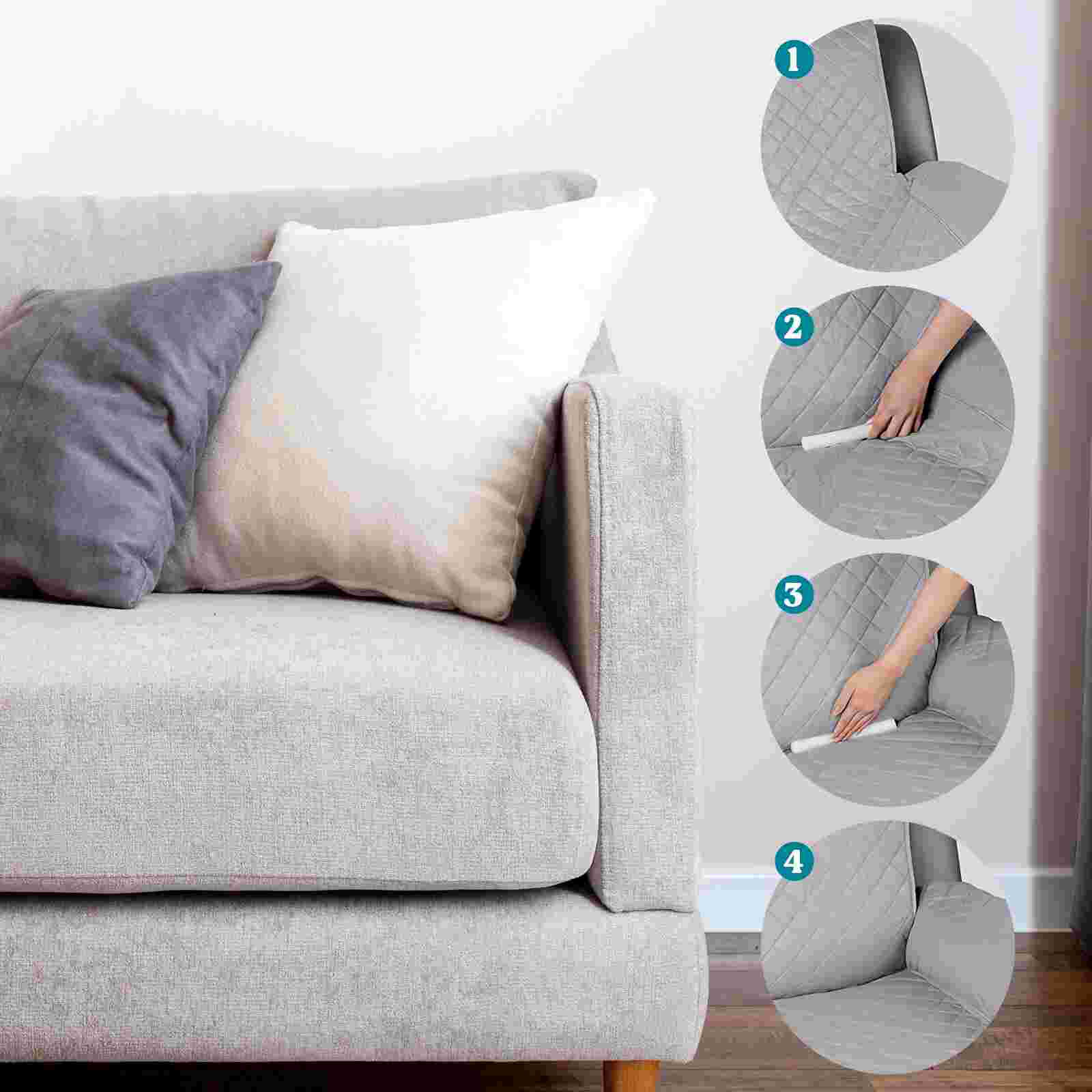 Slipcover Grip Tiras para Sofá Almofada, Stretch Móveis Filler, Espuma Caulk Stick, Tucks Sofás, Criança, 14 Pcs