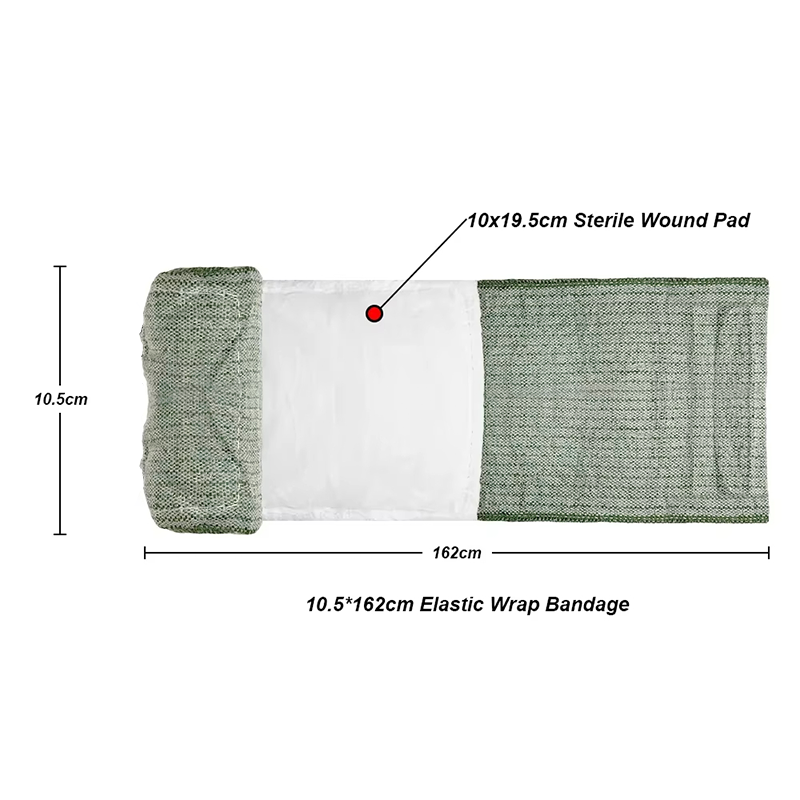 Kit de trauma médico bandagem israelense 4 polegadas/6 polegadas primeiros socorros de emergência para acampamento ao ar livre caminhadas-proteção de segurança para cuidados com feridas