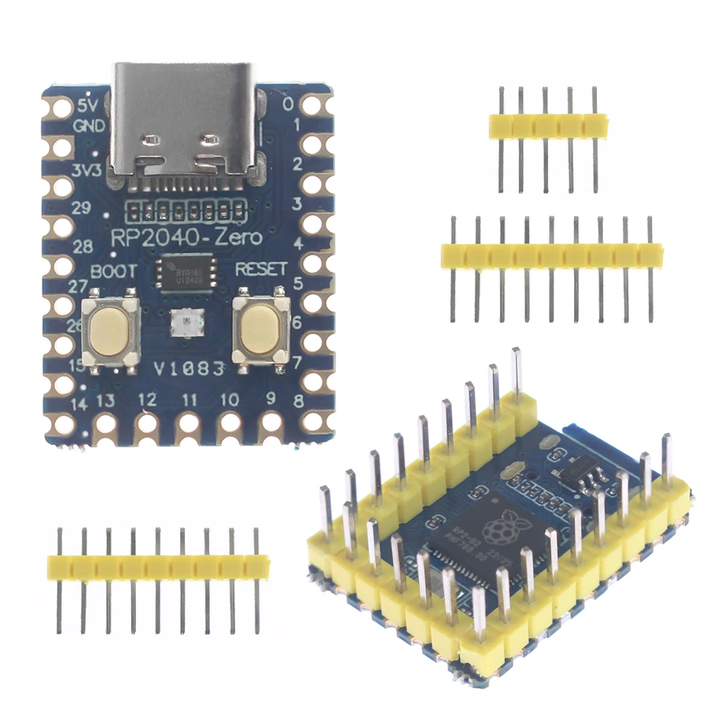 RP2040-Zero for Raspberry Pi Microcontroller PICO Development Board RP2040 Dual-core Cortex M0+ Processor 2MB Flash