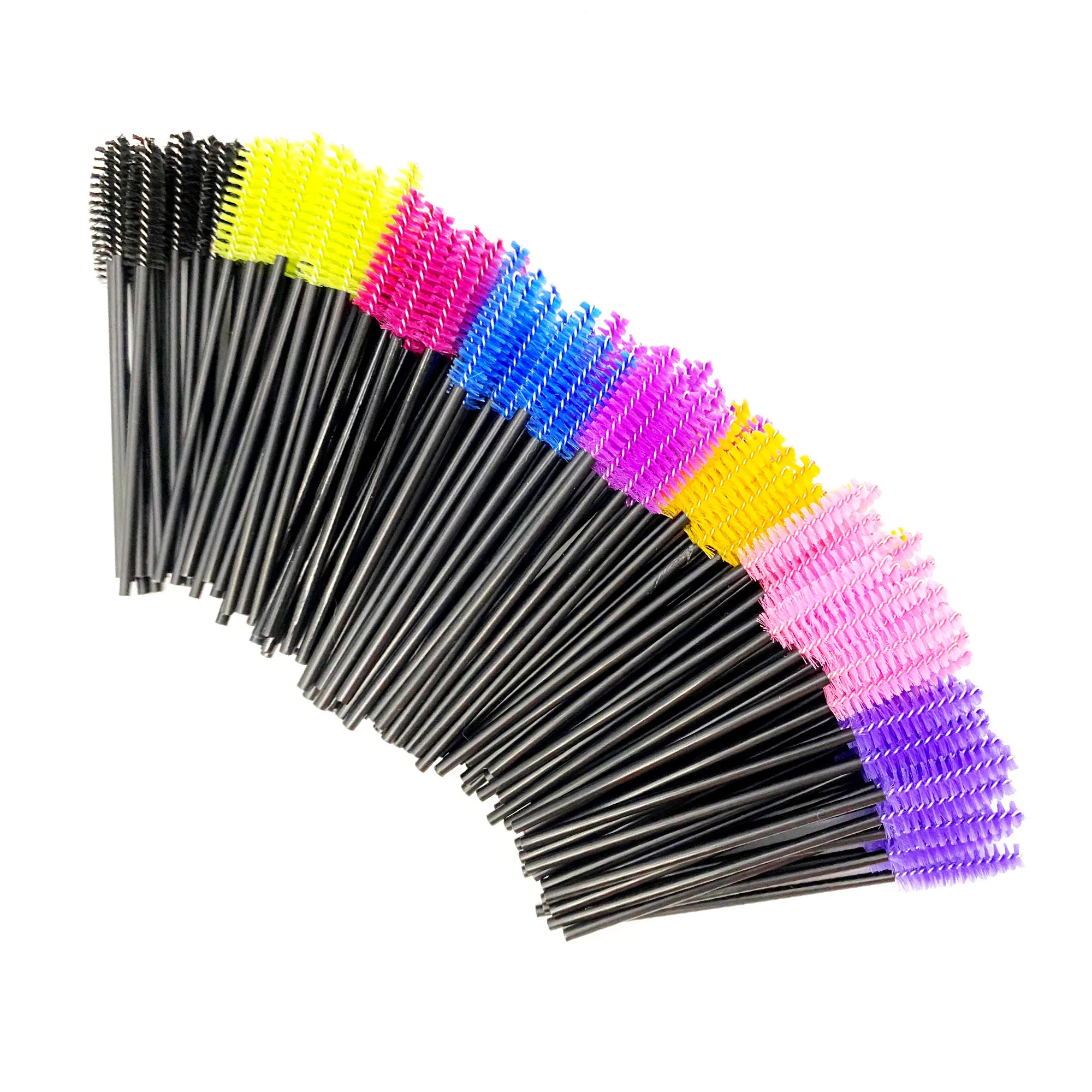 Xả Hàng Lông Mi Bàn Chải Lông Mi Nối Dài Dụng Cụ Chải Chân Mày Mascara Hoa Dây Applicator Spoolers Lông Mi Đựng Mỹ Phẩm