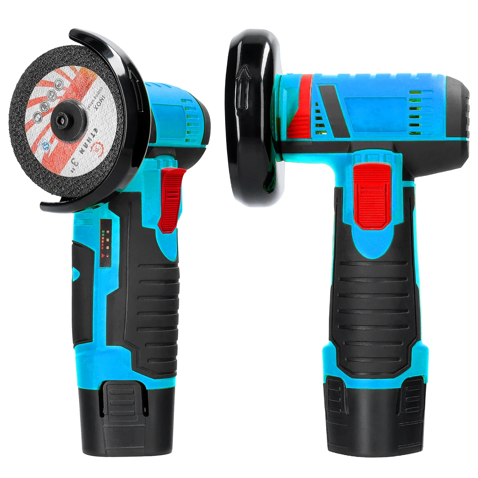 12V コードレス電気アングルグラインダー 19500rpm リチウム電池ミニ研磨研削盤ダイヤモンド切断パワーグラインダー