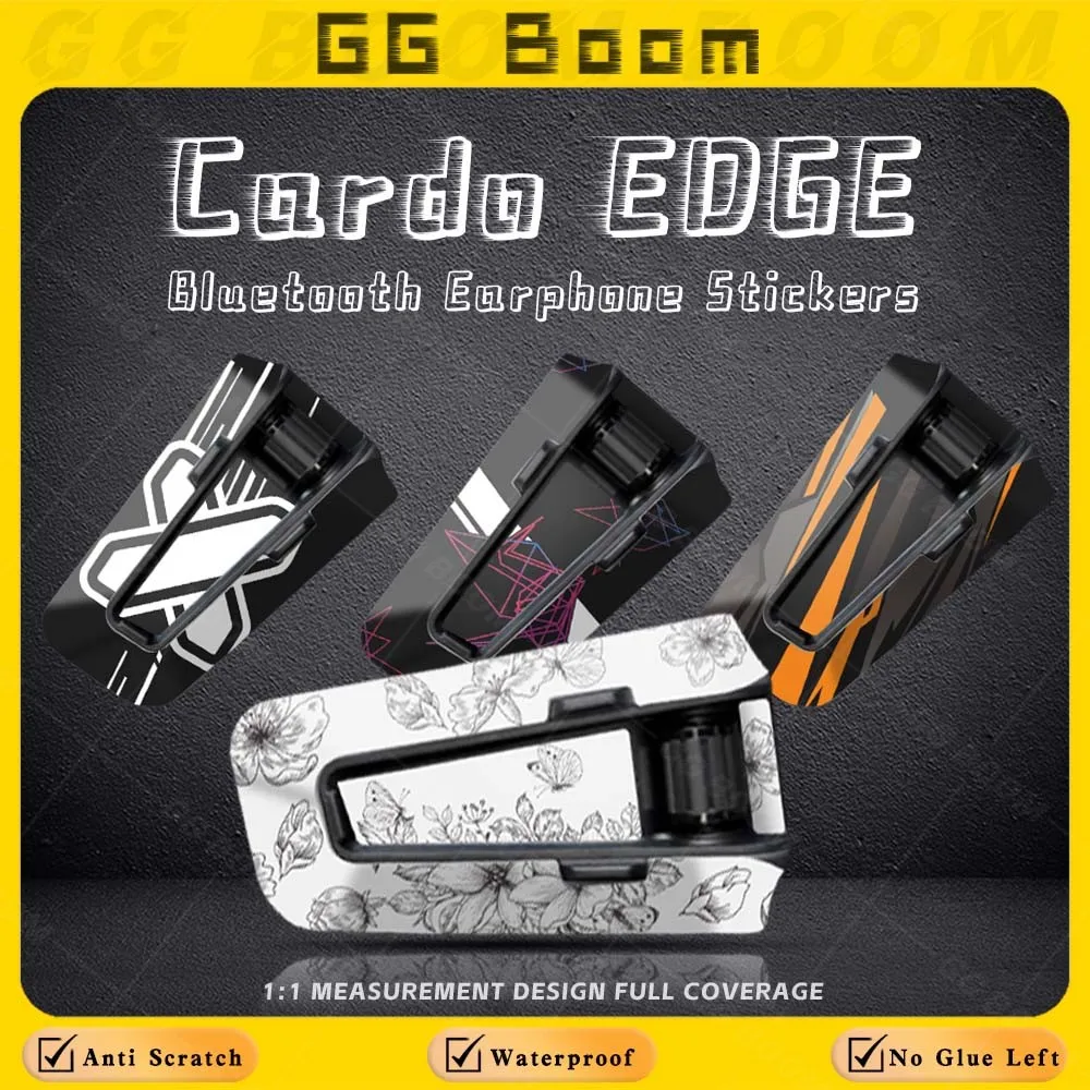 Для Cardo EDGE cardo Edge мотоциклетная Bluetooth-гарнитура, наклейка для защиты наушников, устойчивые к царапинам, водонепроницаемые
