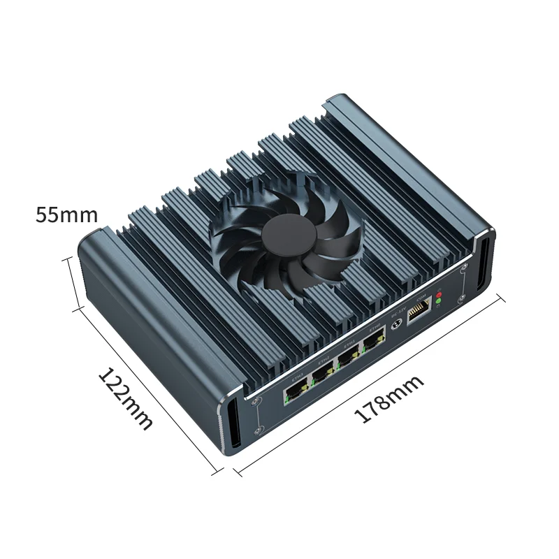 BKHD G31F Mini PC Pfsense Firewall Intel Pentium 12th 8505 Core 12Gen i3-1215U i5-1235U i7-1265U 10 Cores Processor Up to 4.8GHz