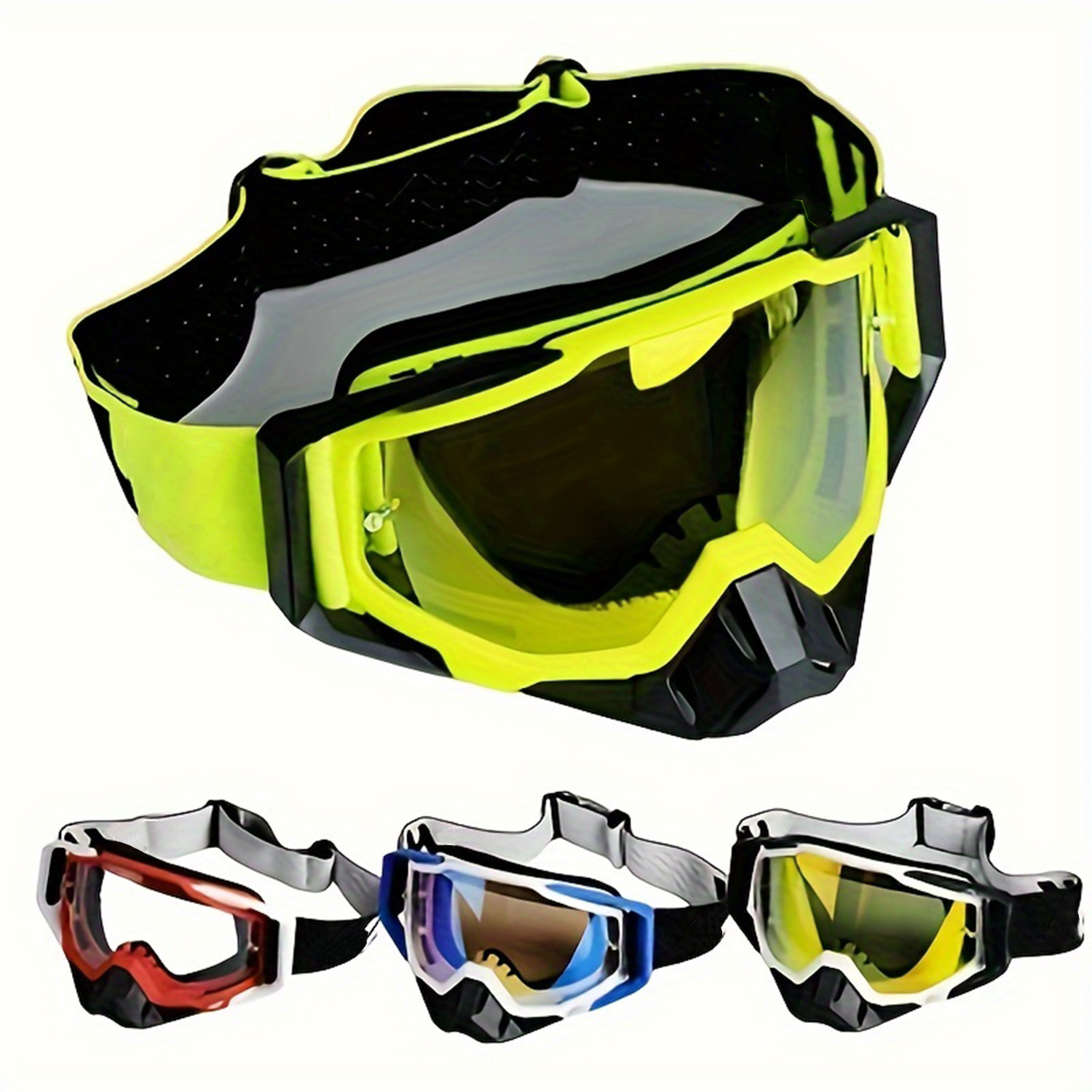 High Quanlity Motorcycle Glasses Goggles Motocross Goggles Helmet MX Moto Dirt Bike ATV Ski Outdoor Sports Glass Scooter Googles