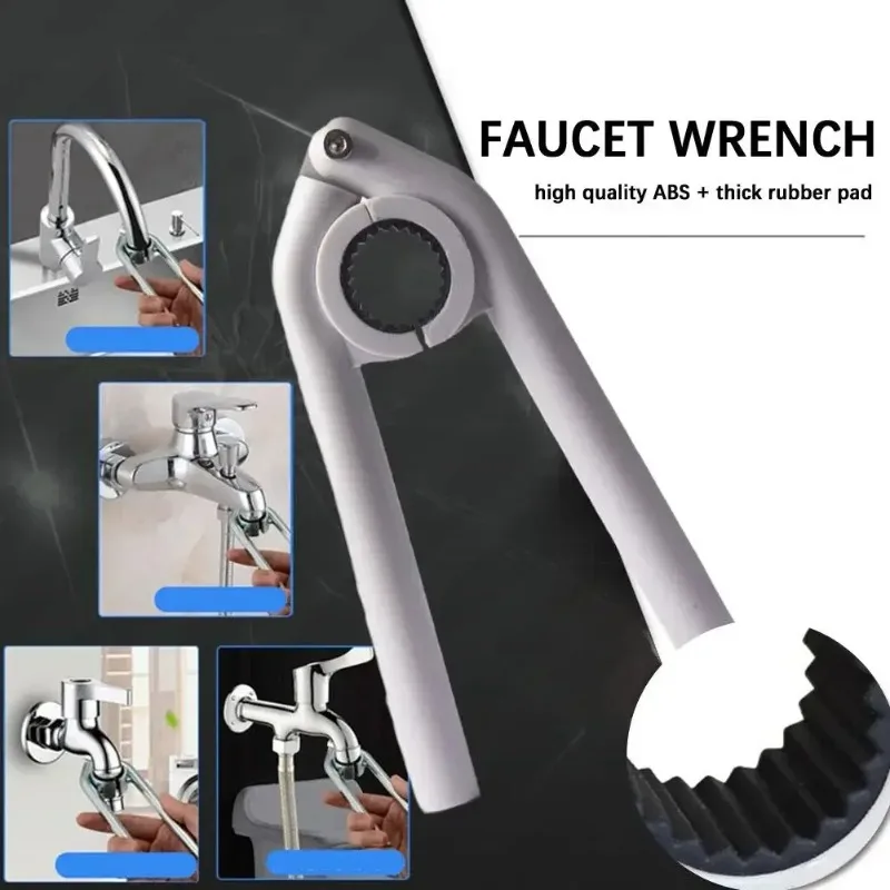 Chave de borbulhador antiderrapante, prato de cozinha, pia, torneira, desmontagem, instalação, acessórios de reparo para banheiro