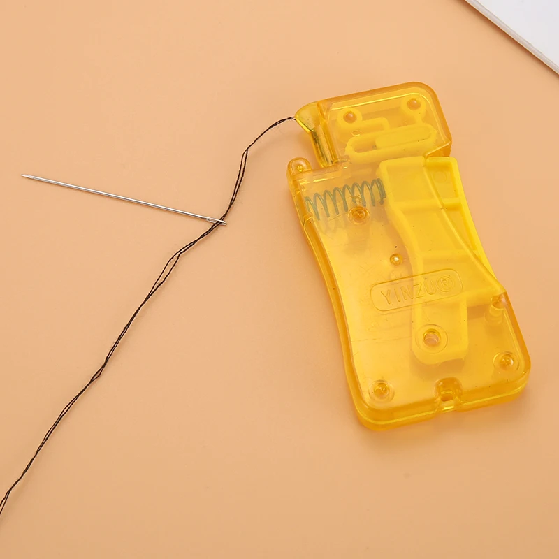ที่สนเข็มอัตโนมัติ Simple Threader เข็ม DIY Stitch ใส่เครื่องมือเย็บ Crafting Kit สําหรับผู้ใหญ่เด็กแม่บ้าน