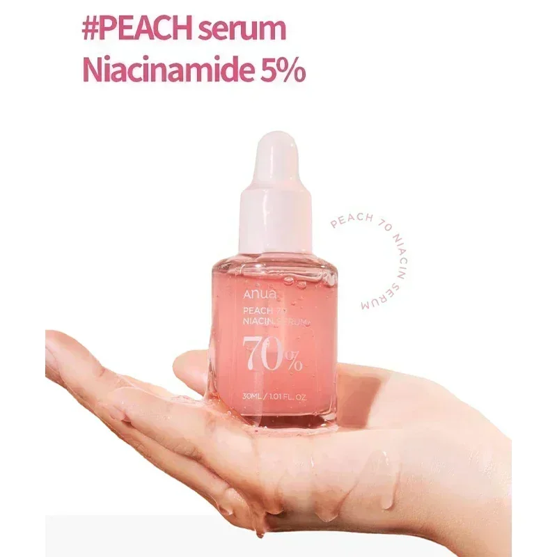 アヌア ピーチ 70 ナイアシンアミド セラム 30ml、保湿フェイシャルセラム、デイリークレンジングビューティー、韓国スキンケア