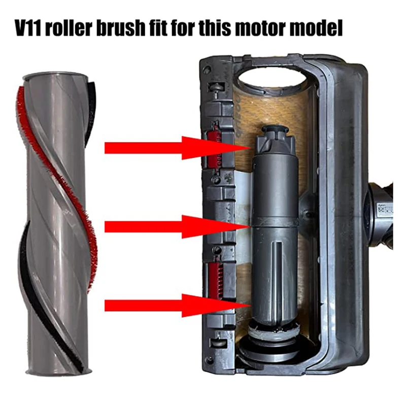 Сменные аксессуары для пылесоса Dyson V7 V8 V10 V11, детали роликовой щетки, крышка пылесборника, уплотнительное кольцо, кронштейн для чашки