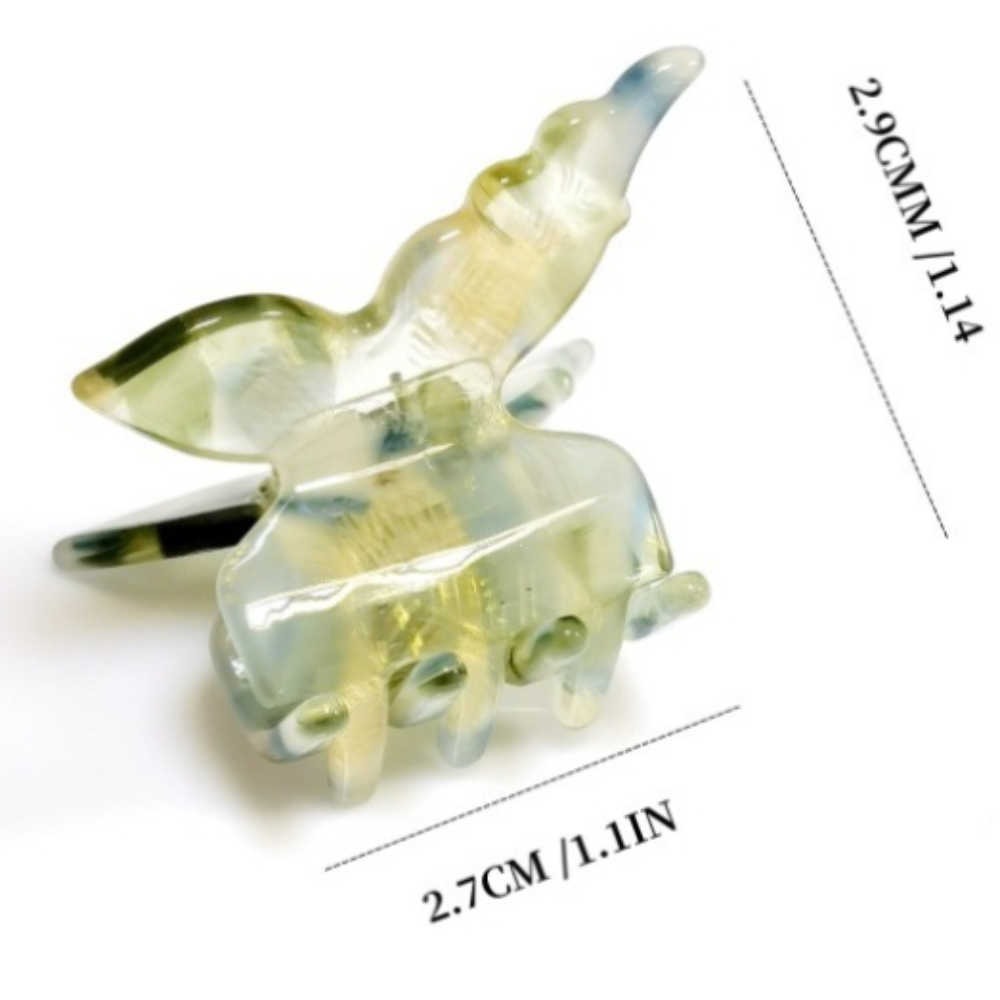 1 шт., заколка-бабочка для волос, из ацетатного волокна