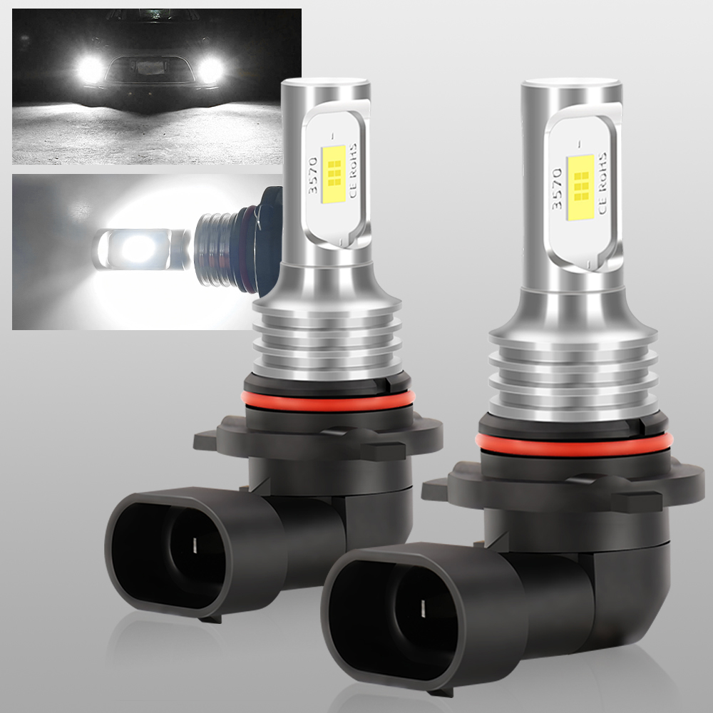 9005 HB3 9006 HB4 H11 H3 H4 H7 5202 880 881 6000K Branco Super Brilhante Farol Nevoeiro Lâmpadas CSP-Chips Alto/Baixo Feixe Plug & Play